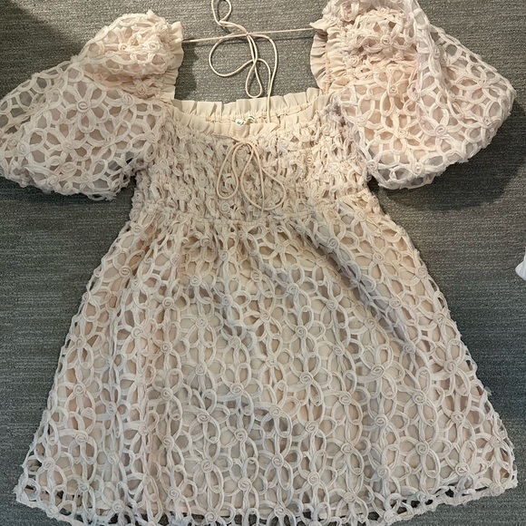 For Love & Lemons Brooke Mini Dress Size XL — only worn once - Picture 1 of 3